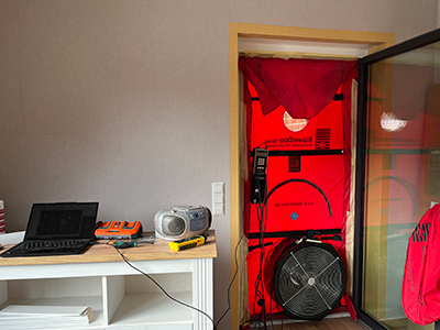 Zugluft nachweisen - BlowerDoor Test Garbsen