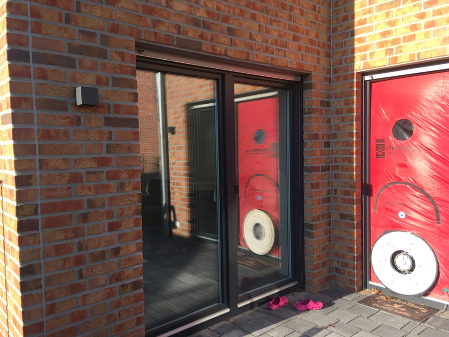 Zugluft nachweisen - BlowerDoor Test Wedemark